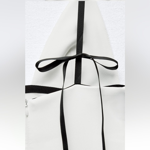 New ZARA Viral Short Dress With Bows - Picture 12 of 13